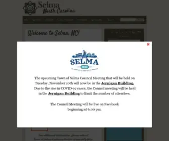 Selma-NC.com(Town of Selma) Screenshot