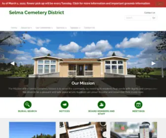 Selmacem1.com(Selma Cemetery District) Screenshot