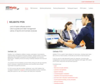 Selmatic-Pos.com(Selmatic POS product site) Screenshot