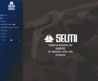 Selmi-Group.com(Machinery for the processing of chocolate) Screenshot