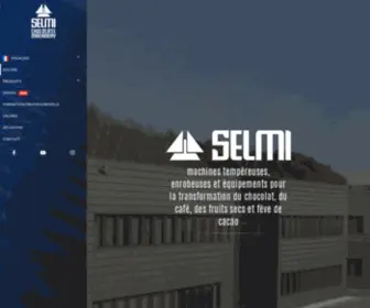 Selmi-Group.fr(Selmi group: machines et équipements pour la transformation du chocolat) Screenshot