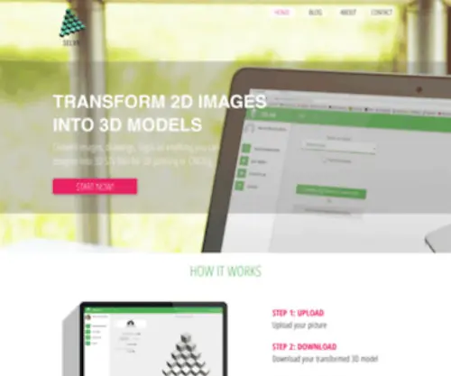 Selva3D.com(Transform images into 3D models online) Screenshot