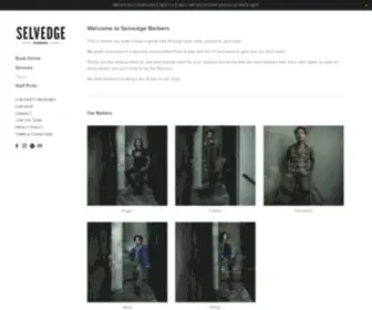 Selvedgebarbers.com(The best barbershop in Hong Kong) Screenshot