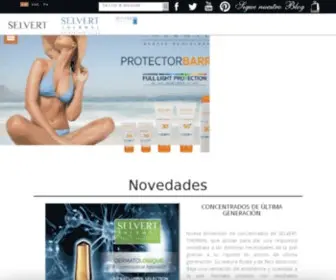 Selvertthermal.com(Cosmética profesional) Screenshot