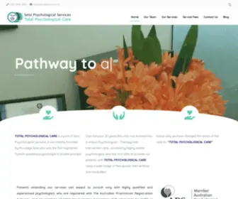 Selvi.com.au(Total Psychology Care) Screenshot