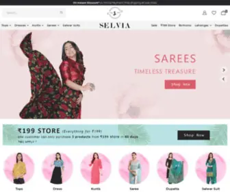 Selvia.in(Online Shopping for Women Clothing) Screenshot