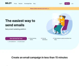 Selzy.com(Email Marketing Platform) Screenshot