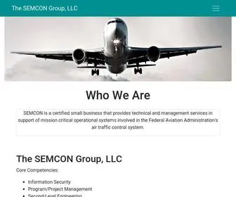 Sem-Con.com(The SEMCON Group) Screenshot