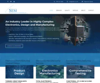 Sem-INC.com(Streamline Electronics Manufacturing Services) Screenshot