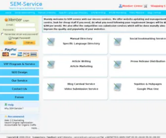 Sem-Service.com(Affordable SEO Service Company) Screenshot