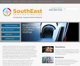 Semailservice.com(Southeast Printing and Mailing Services) Screenshot