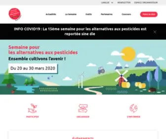 Semaine-Sans-Pesticides.fr(Semaine pour les alternatives aux pesticides) Screenshot