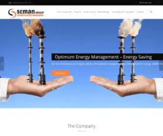 Seman-Group.com(Scientific Energy Management) Screenshot