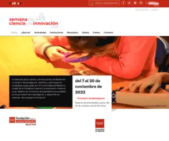 Semanacienciamadrid.org(Semana) Screenshot