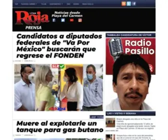 Semanariolinearoja.com.mx(Playa del Carmen Noticias) Screenshot