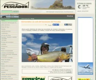 Semanariopescador.com.ar( Home Bienvenidos a la web del Semanario del Pescador) Screenshot