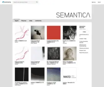 Semanticarecords.com(Semantica Records) Screenshot