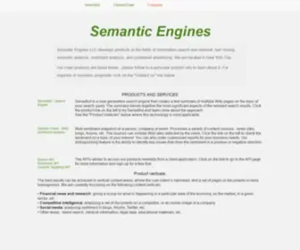 Semanticengines.com(Semantic Engines LLC) Screenshot