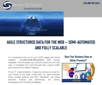 Semanticseosolutions.com(What is Semantic SEO) Screenshot
