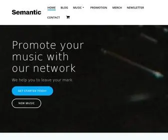 Semanticsounds.com(Semantic Sounds) Screenshot