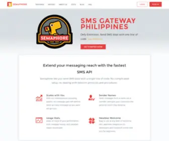 Semaphore.co(SMS Gateway Philippines) Screenshot