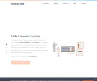 Semasio.com(Targeting on your own terms) Screenshot