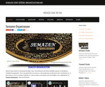 Semazenim.com(Semazen organizasyon) Screenshot