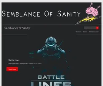 Semblanceofsanity.org(Semblance of Sanity) Screenshot