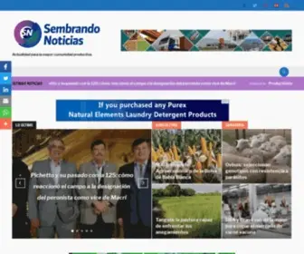 Sembrandonoticias.com(Oportunidades de Argentina en el comercio internacional pos pandemia) Screenshot