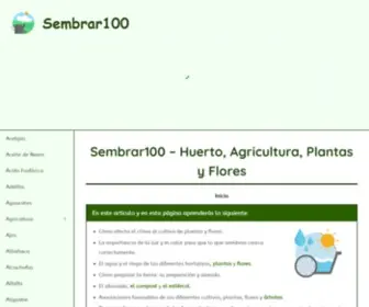 Sembrar100.com(Huerto Urbano o Casero) Screenshot