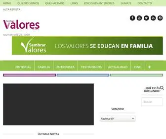 Sembrarvalores.org.ar(Sembrar Valores) Screenshot