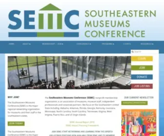 SemCDirect.net(Southeastern Museums Conference) Screenshot