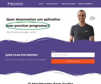 Semcodar.com.br(Crie aplicativos web e mobiles profissionais sem programar na Comunidade Sem Codar) Screenshot