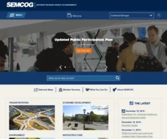 Semcog.org(Home) Screenshot