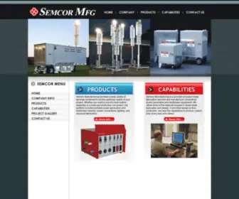 Semcor-MFG.com(Semcor Manufacturing) Screenshot