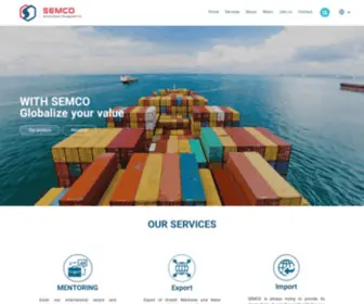 Semcotrade.com(Sahand Export Management Company (SEMCO)) Screenshot