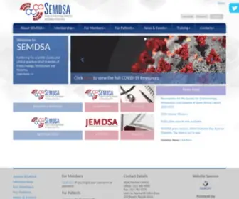 Semdsa.org.za(SEMDSA Society for Endocrinology) Screenshot