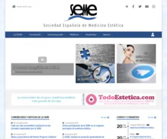 Seme.org(Sociedad Española de Medicina Estética) Screenshot