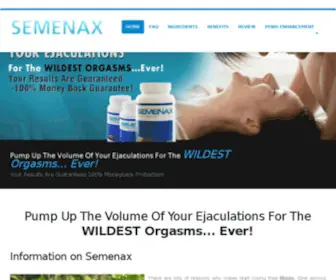 Semenaxguide.com(Buy Semenax Pills) Screenshot