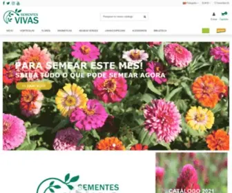 Sementesvivas.bio(Sementes Vivas) Screenshot