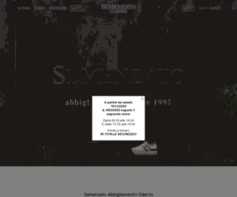 Semenzatoabbigliamento.com(Semenzato Abbigliamento di lusso per uomo e donna a Oderzo) Screenshot
