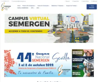 Semergen.es(Sociedad Española de Médicos de Atención Primaria) Screenshot