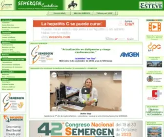 Semergencantabria.org(Semergen Cantabria) Screenshot