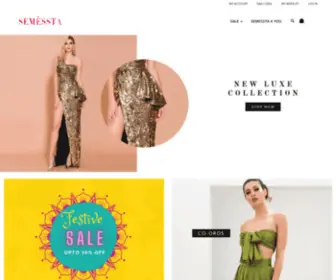 Semessta.com(Online Fashion Store) Screenshot