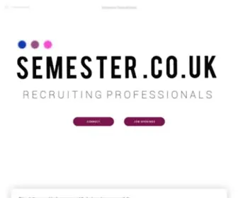 Semester.co.uk(Semester Recruitment) Screenshot