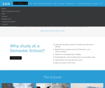 Semesterschools.net(Semester Schools Network) Screenshot