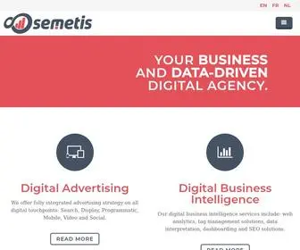 Semetis.com(Digital Advertising & Business Intelligence) Screenshot