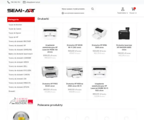 Semi-ART.com(Toner do drukarki) Screenshot