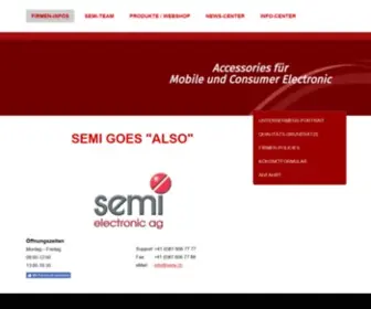 Semi.ch(Semi-electronic ag) Screenshot