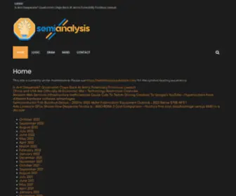 Semianalysis.com(Dylan Patel) Screenshot